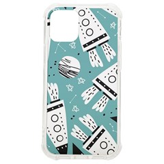 Cute-seamless-pattern-with-rocket-planets-stars Iphone 12 Mini Tpu Uv Print Case	 by uniart180623