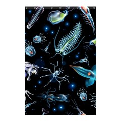 Colorful-abstract-pattern-consisting-glowing-lights-luminescent-images-marine-plankton-dark Shower Curtain 48  X 72  (small)  by uniart180623