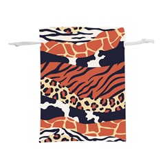 Mixed-animal-skin-print-safari-textures-mix-leopard-zebra-tiger-skins-patterns-luxury-animals-textur Lightweight Drawstring Pouch (s) by uniart180623