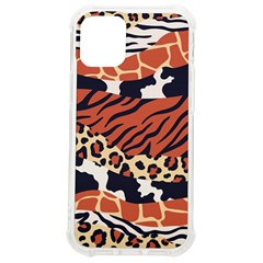 Mixed-animal-skin-print-safari-textures-mix-leopard-zebra-tiger-skins-patterns-luxury-animals-textur Iphone 12 Mini Tpu Uv Print Case	 by uniart180623