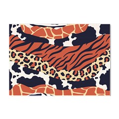 Mixed-animal-skin-print-safari-textures-mix-leopard-zebra-tiger-skins-patterns-luxury-animals-textur Crystal Sticker (a4) by uniart180623