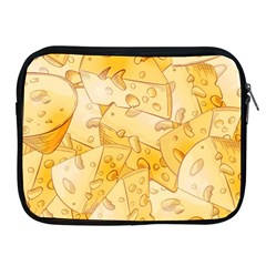 Cheese-slices-seamless-pattern-cartoon-style Apple Ipad 2/3/4 Zipper Cases by uniart180623