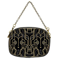 Art-deco-geometric-abstract-pattern-vector Chain Purse (two Sides) by uniart180623
