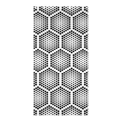 Halftone-tech-hexagons-seamless-pattern Shower Curtain 36  X 72  (stall)  by uniart180623