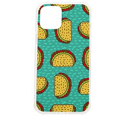 Taco-drawing-background-mexican-fast-food-pattern Iphone 12 Pro Max Tpu Uv Print Case