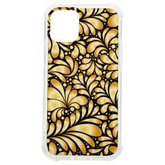 Damask-teardrop-gold-ornament-seamless-pattern Iphone 12 Mini Tpu Uv Print Case	 by uniart180623