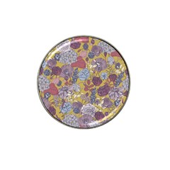 Floral-seamless-pattern-with-flowers-vintage-background-colorful-illustration Hat Clip Ball Marker (10 Pack) by uniart180623