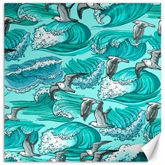 Sea-waves-seamless-pattern Canvas 20  X 20  by uniart180623