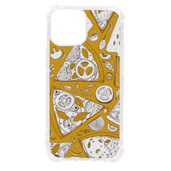 Vector-seamless-pizza-slice-pattern-hand-drawn-pizza-illustration-great-pizzeria-menu-background - Iphone 13 Mini Tpu Uv Print Case by uniart180623