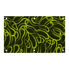 Green-abstract-stippled-repetitive-fashion-seamless-pattern Banner And Sign 5  X 3  by uniart180623
