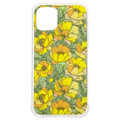 Seamless-pattern-with-graphic-spring-flowers Iphone 12/12 Pro Tpu Uv Print Case