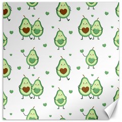 Cute-seamless-pattern-with-avocado-lovers Canvas 12  X 12  by uniart180623