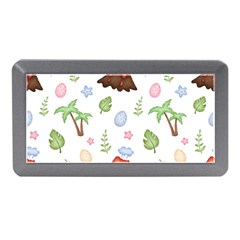Cute-palm-volcano-seamless-pattern Memory Card Reader (mini) by uniart180623