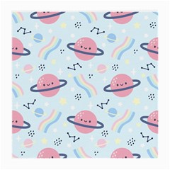 Cute-planet-space-seamless-pattern-background Medium Glasses Cloth (2 Sides) by uniart180623