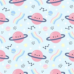 Cute-planet-space-seamless-pattern-background Play Mat (square) by uniart180623