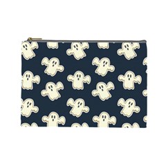 Hand-drawn-ghost-pattern Cosmetic Bag (large) by uniart180623