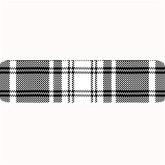 Pixel-background-design-modern-seamless-pattern-plaid-square-texture-fabric-tartan-scottish-textile- Large Bar Mat by uniart180623