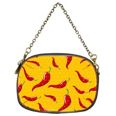 Chili-vegetable-pattern-background Chain Purse (two Sides) by uniart180623