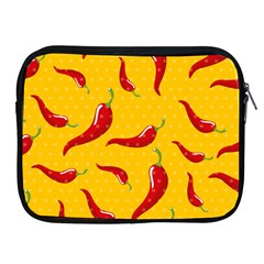 Chili-vegetable-pattern-background Apple iPad 2/3/4 Zipper Cases