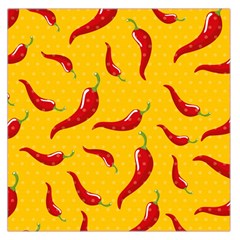 Chili-vegetable-pattern-background Square Satin Scarf (36  x 36 )