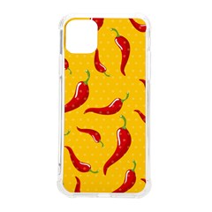 Chili-vegetable-pattern-background Iphone 11 Pro Max 6 5 Inch Tpu Uv Print Case by uniart180623
