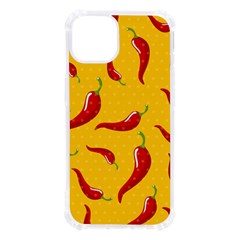 Chili-vegetable-pattern-background Iphone 13 Tpu Uv Print Case by uniart180623