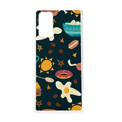 Seamless-pattern-with-breakfast-symbols-morning-coffee Samsung Galaxy Note 20 Tpu Uv Case by uniart180623