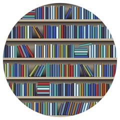 Bookshelf Round Trivet by uniart180623