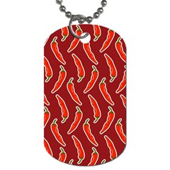 Chili-pattern-red Dog Tag (two Sides) by uniart180623