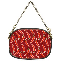 Chili-pattern-red Chain Purse (two Sides) by uniart180623