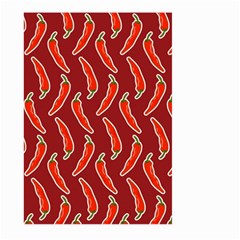 Chili-pattern-red Large Garden Flag (two Sides) by uniart180623