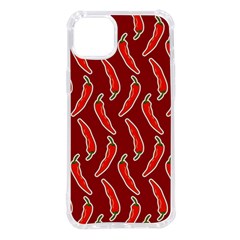 Chili-pattern-red Iphone 14 Plus Tpu Uv Print Case by uniart180623