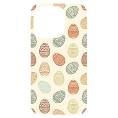 Seamless-pattern-colorful-easter-egg-flat-icons-painted-traditional-style Iphone 14 Pro Black Uv Print Case