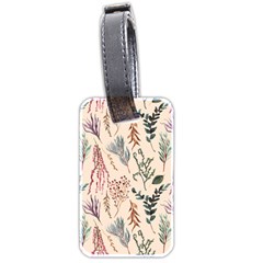 Watercolor-floral-seamless-pattern Luggage Tag (two Sides)