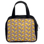 Yellow-mushroom-pattern Classic Handbag (Two Sides) Front