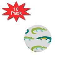 Cute-cartoon-alligator-kids-seamless-pattern-with-green-nahd-drawn-crocodiles 1  Mini Buttons (10 Pack)  by uniart180623