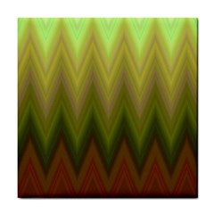 Zig Zag Chevron Classic Pattern Tile Coaster by Celenk