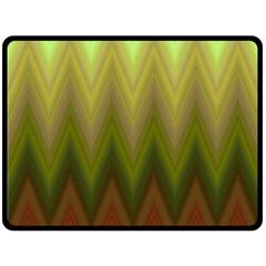 Zig Zag Chevron Classic Pattern Two Sides Fleece Blanket (large)