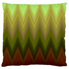 Zig Zag Chevron Classic Pattern Standard Premium Plush Fleece Cushion Case (two Sides)