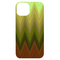 Zig Zag Chevron Classic Pattern Iphone 14 Black Uv Print Case by Celenk