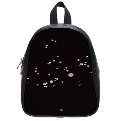 Abstract Rose Gold Glitter Background School Bag (small) by artworkshop