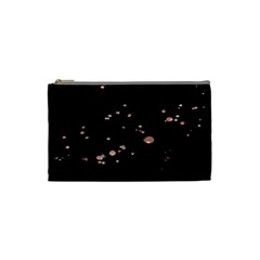 Abstract Rose Gold Glitter Background Cosmetic Bag (small) by artworkshop