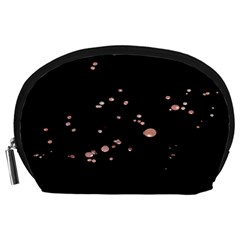 Abstract Rose Gold Glitter Background Accessory Pouch (large)