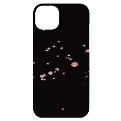 Abstract Rose Gold Glitter Background Iphone 14 Plus Black Uv Print Case by artworkshop