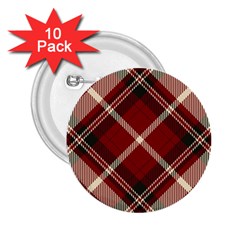 Tartan-scotland-seamless-plaid-pattern-vector-retro-background-fabric-vintage-check-color-square-geo 2.25  Buttons (10 pack) 