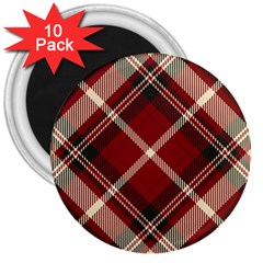 Tartan-scotland-seamless-plaid-pattern-vector-retro-background-fabric-vintage-check-color-square-geo 3  Magnets (10 pack) 