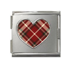 Tartan-scotland-seamless-plaid-pattern-vector-retro-background-fabric-vintage-check-color-square-geo Mega Link Heart Italian Charm (18mm)