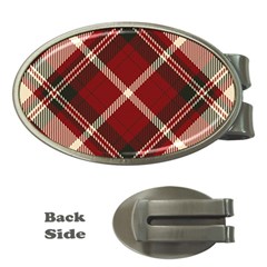 Tartan-scotland-seamless-plaid-pattern-vector-retro-background-fabric-vintage-check-color-square-geo Money Clips (Oval) 