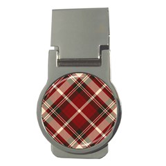 Tartan-scotland-seamless-plaid-pattern-vector-retro-background-fabric-vintage-check-color-square-geo Money Clips (Round) 