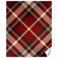 Tartan-scotland-seamless-plaid-pattern-vector-retro-background-fabric-vintage-check-color-square-geo Canvas 11  x 14 